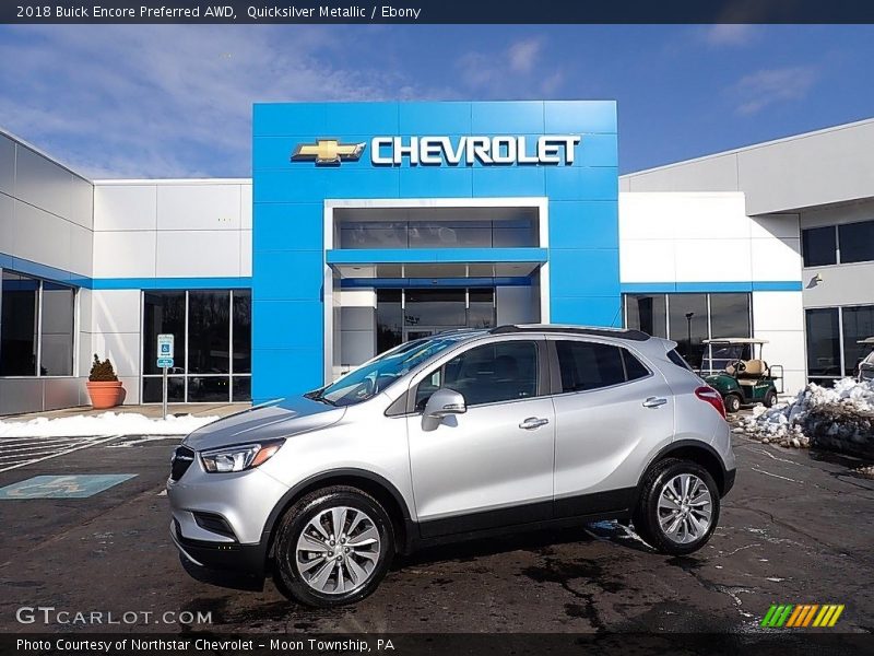 Front 3/4 View of 2018 Encore Preferred AWD