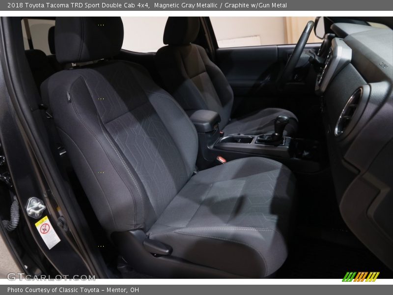 Magnetic Gray Metallic / Graphite w/Gun Metal 2018 Toyota Tacoma TRD Sport Double Cab 4x4