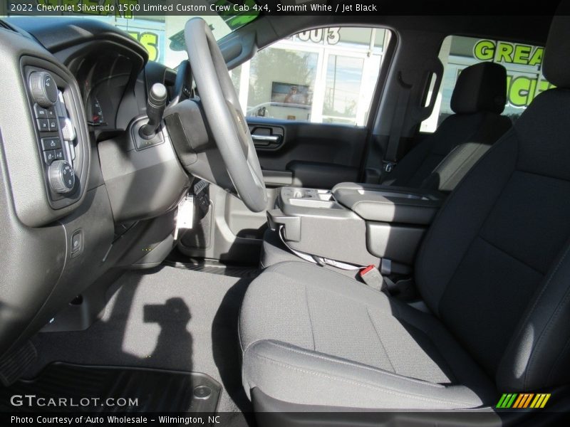 Summit White / Jet Black 2022 Chevrolet Silverado 1500 Limited Custom Crew Cab 4x4