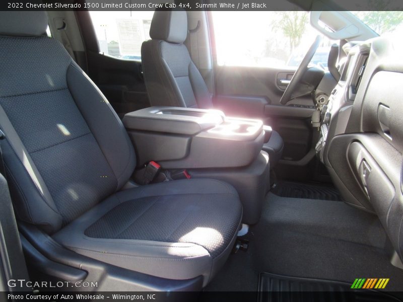 Summit White / Jet Black 2022 Chevrolet Silverado 1500 Limited Custom Crew Cab 4x4