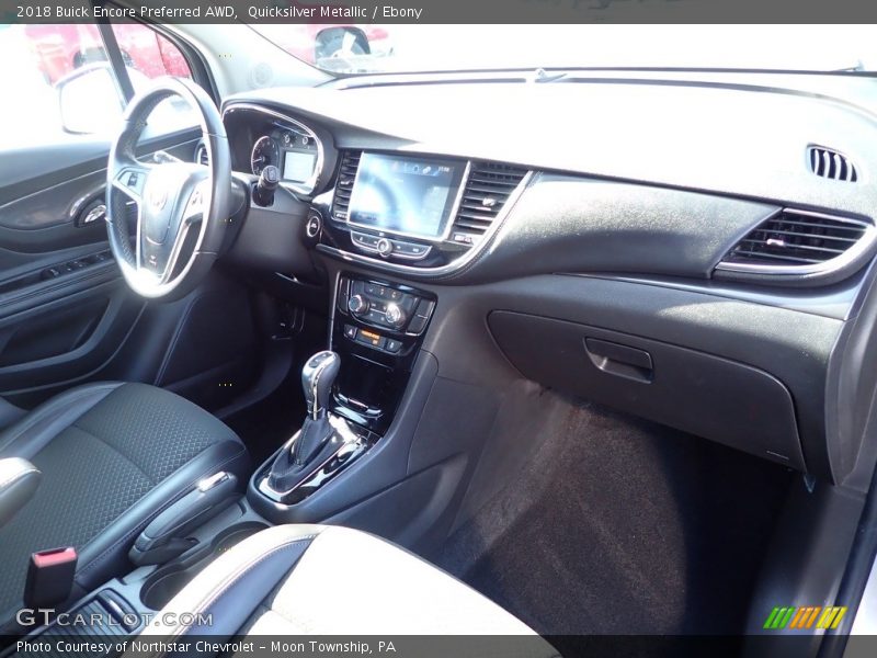 Quicksilver Metallic / Ebony 2018 Buick Encore Preferred AWD