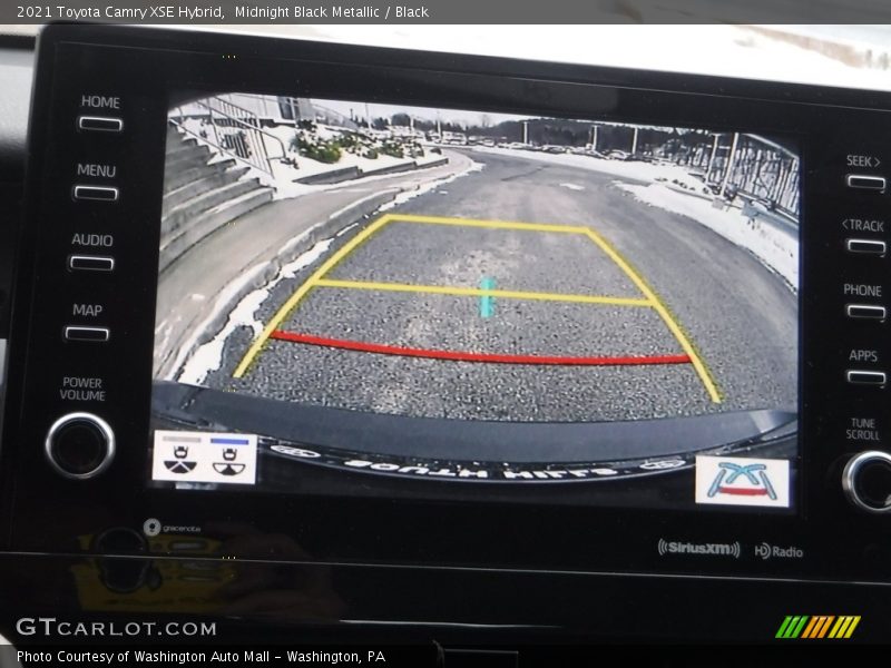 Midnight Black Metallic / Black 2021 Toyota Camry XSE Hybrid