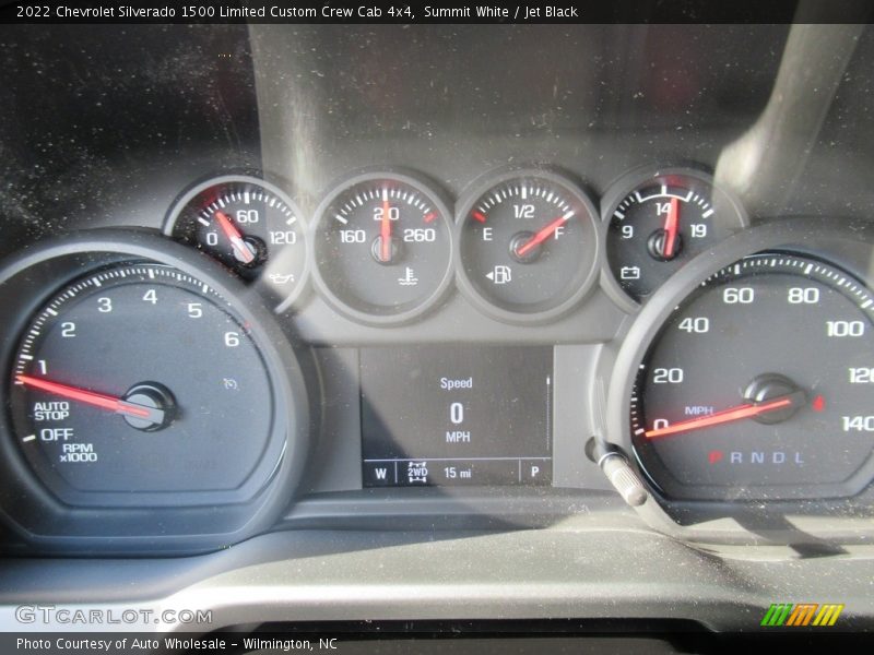 Summit White / Jet Black 2022 Chevrolet Silverado 1500 Limited Custom Crew Cab 4x4