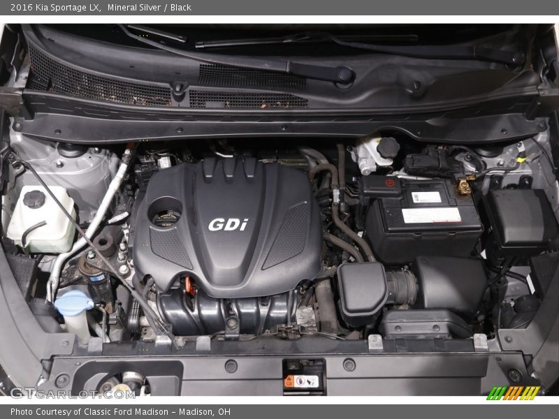 Mineral Silver / Black 2016 Kia Sportage LX