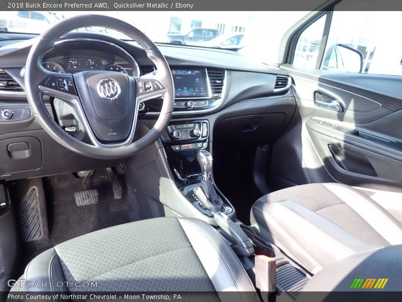  2018 Encore Preferred AWD Ebony Interior