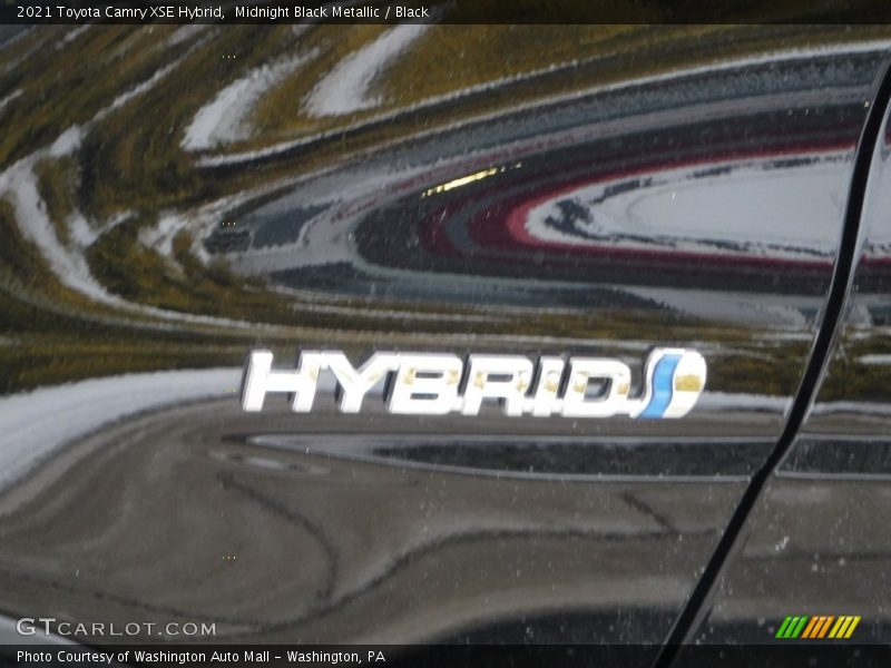 Midnight Black Metallic / Black 2021 Toyota Camry XSE Hybrid