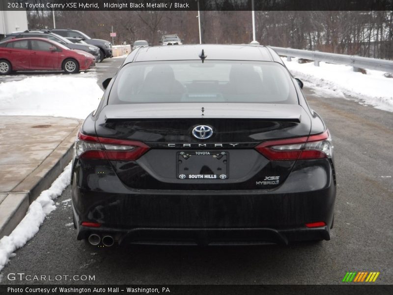 Midnight Black Metallic / Black 2021 Toyota Camry XSE Hybrid