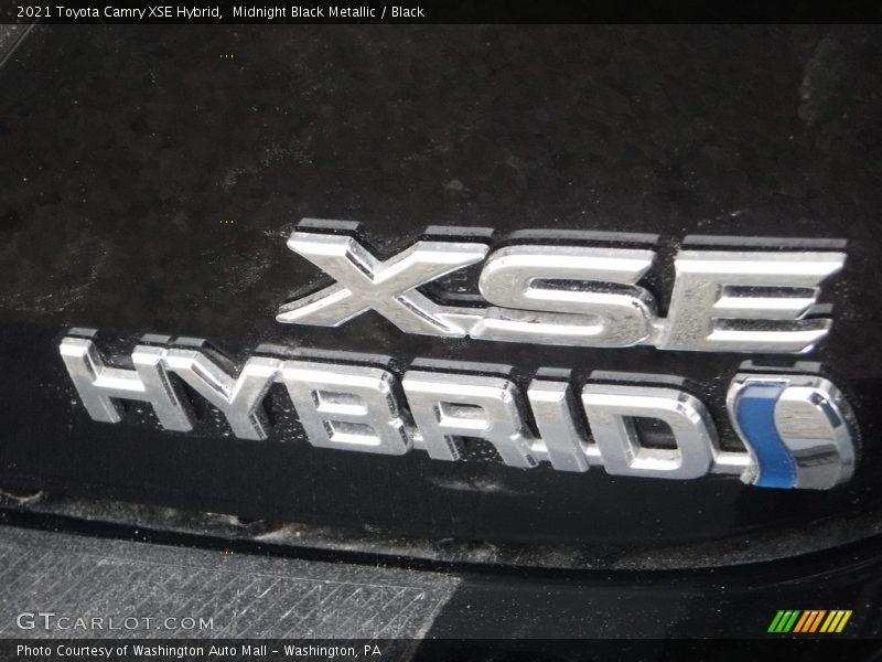 Midnight Black Metallic / Black 2021 Toyota Camry XSE Hybrid