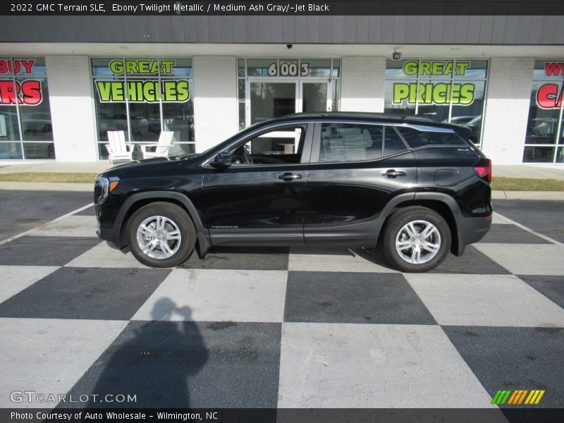 Ebony Twilight Metallic / Medium Ash Gray/­Jet Black 2022 GMC Terrain SLE