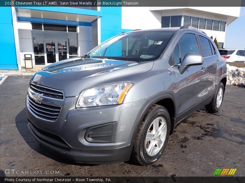 Satin Steel Metallic / Jet Black/Light Titanium 2015 Chevrolet Trax LT AWD
