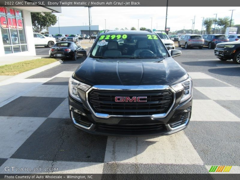 Ebony Twilight Metallic / Medium Ash Gray/­Jet Black 2022 GMC Terrain SLE