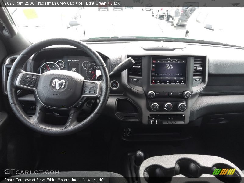 Dashboard of 2021 2500 Tradesman Crew Cab 4x4
