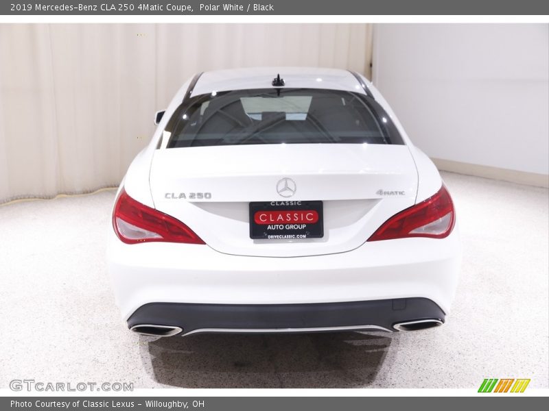 Polar White / Black 2019 Mercedes-Benz CLA 250 4Matic Coupe