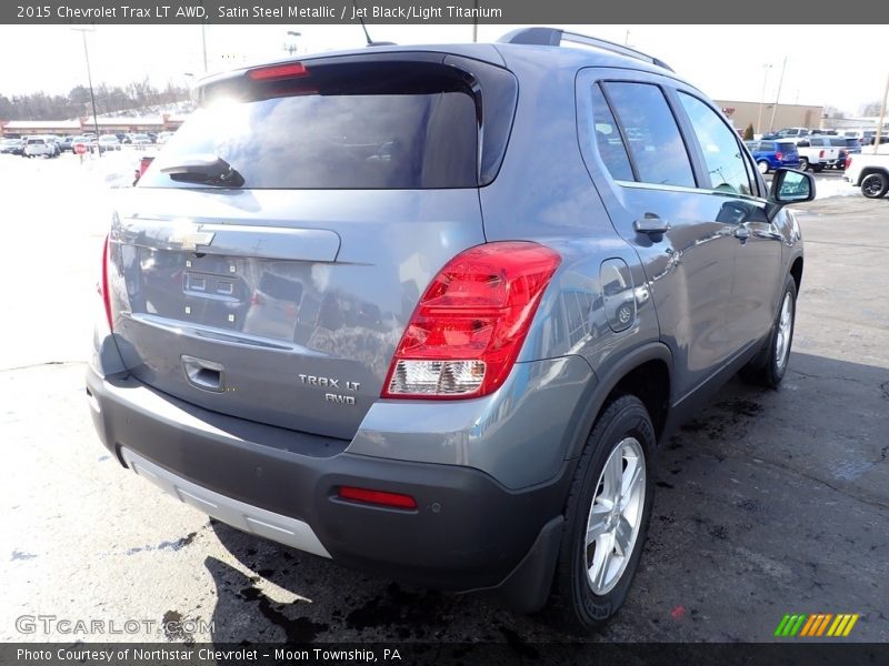 Satin Steel Metallic / Jet Black/Light Titanium 2015 Chevrolet Trax LT AWD
