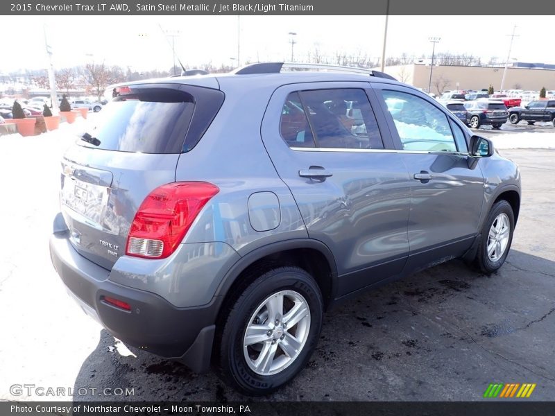 Satin Steel Metallic / Jet Black/Light Titanium 2015 Chevrolet Trax LT AWD