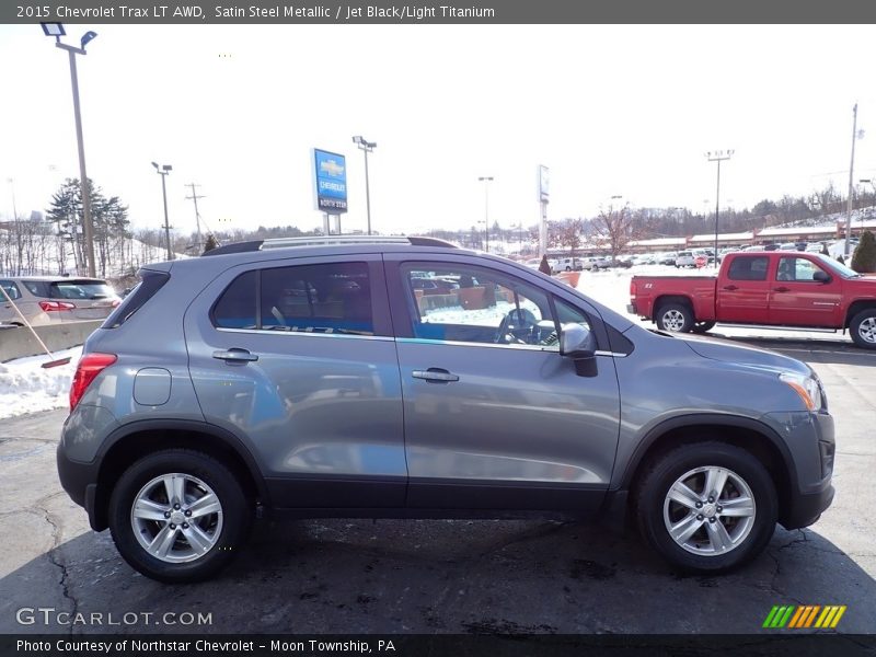 Satin Steel Metallic / Jet Black/Light Titanium 2015 Chevrolet Trax LT AWD