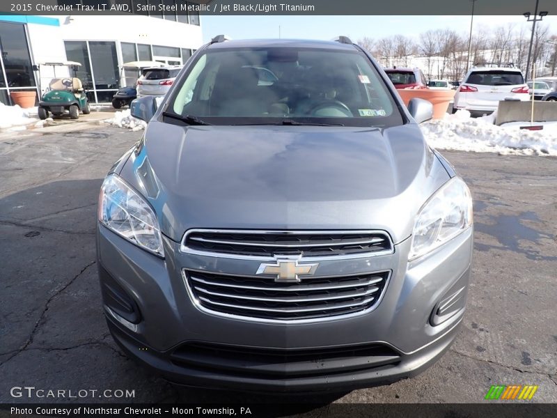 Satin Steel Metallic / Jet Black/Light Titanium 2015 Chevrolet Trax LT AWD