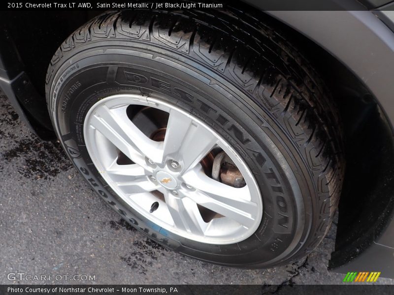 Satin Steel Metallic / Jet Black/Light Titanium 2015 Chevrolet Trax LT AWD