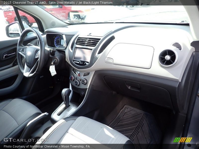 Satin Steel Metallic / Jet Black/Light Titanium 2015 Chevrolet Trax LT AWD