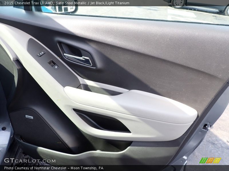 Satin Steel Metallic / Jet Black/Light Titanium 2015 Chevrolet Trax LT AWD