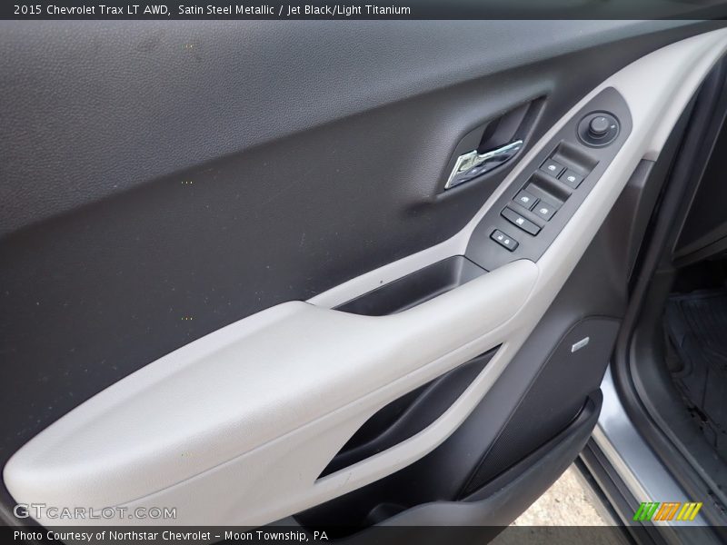 Satin Steel Metallic / Jet Black/Light Titanium 2015 Chevrolet Trax LT AWD