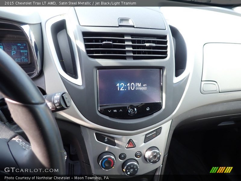 Satin Steel Metallic / Jet Black/Light Titanium 2015 Chevrolet Trax LT AWD