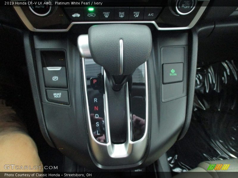 Platinum White Pearl / Ivory 2019 Honda CR-V LX AWD