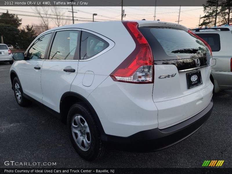Taffeta White / Gray 2012 Honda CR-V LX 4WD