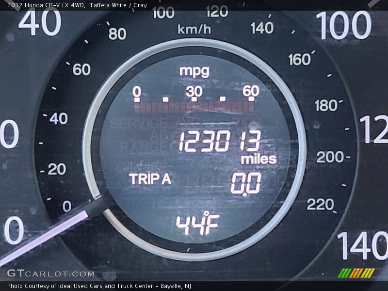 Taffeta White / Gray 2012 Honda CR-V LX 4WD
