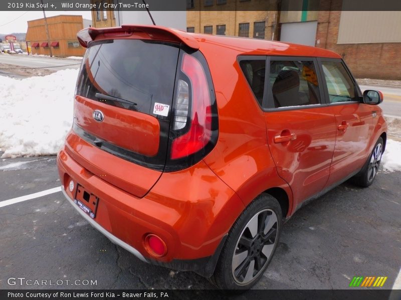 Wild Orange / Gray Two-Tone 2019 Kia Soul +
