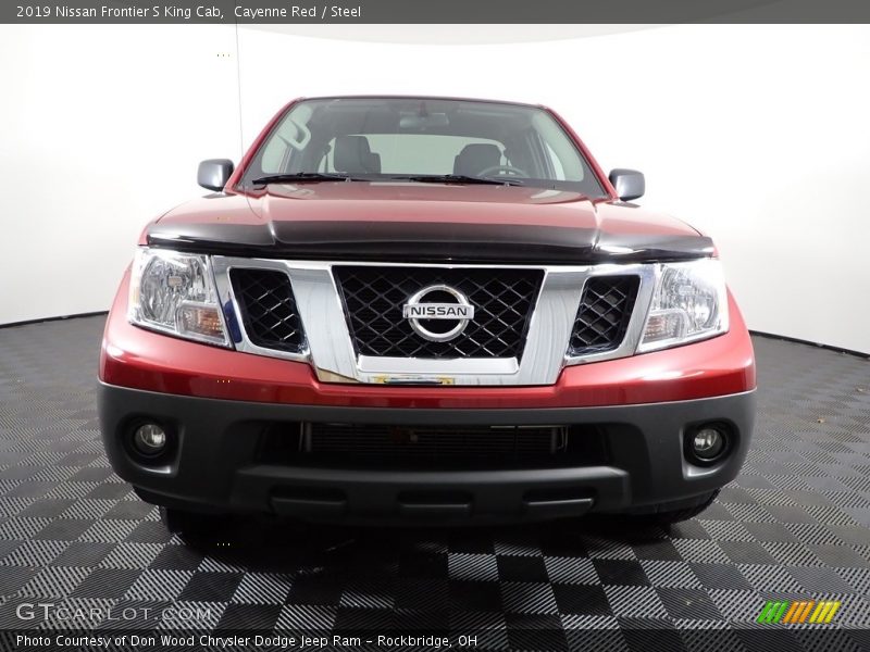 Cayenne Red / Steel 2019 Nissan Frontier S King Cab