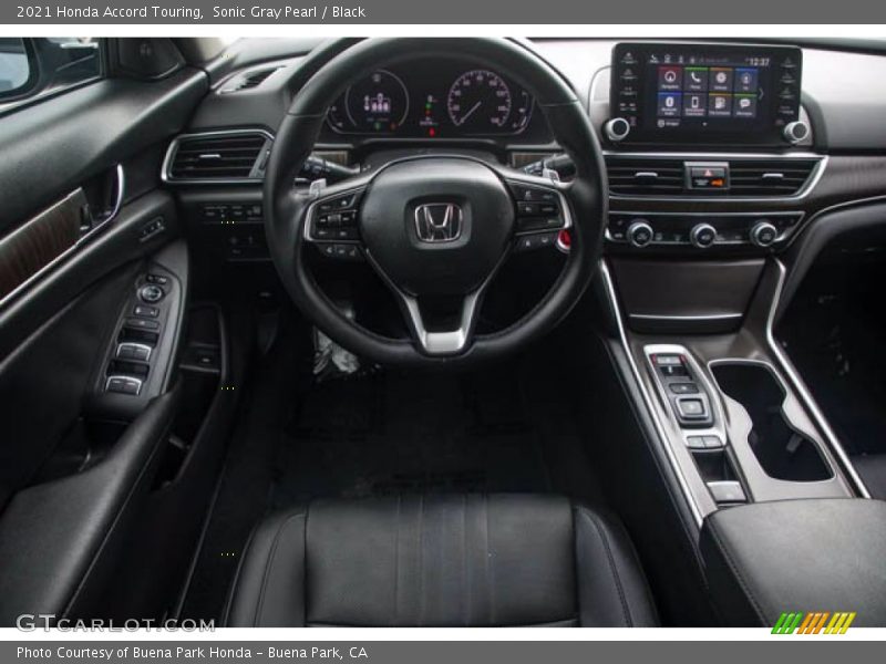 Sonic Gray Pearl / Black 2021 Honda Accord Touring