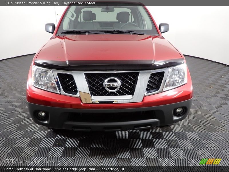 Cayenne Red / Steel 2019 Nissan Frontier S King Cab