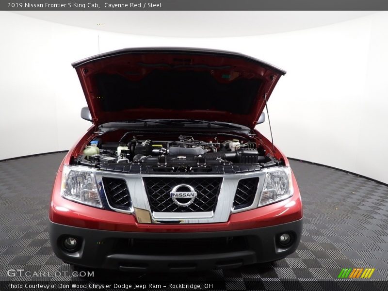 Cayenne Red / Steel 2019 Nissan Frontier S King Cab