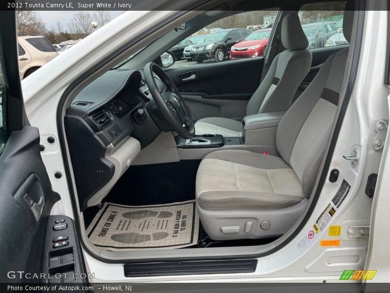 Super White / Ivory 2012 Toyota Camry LE