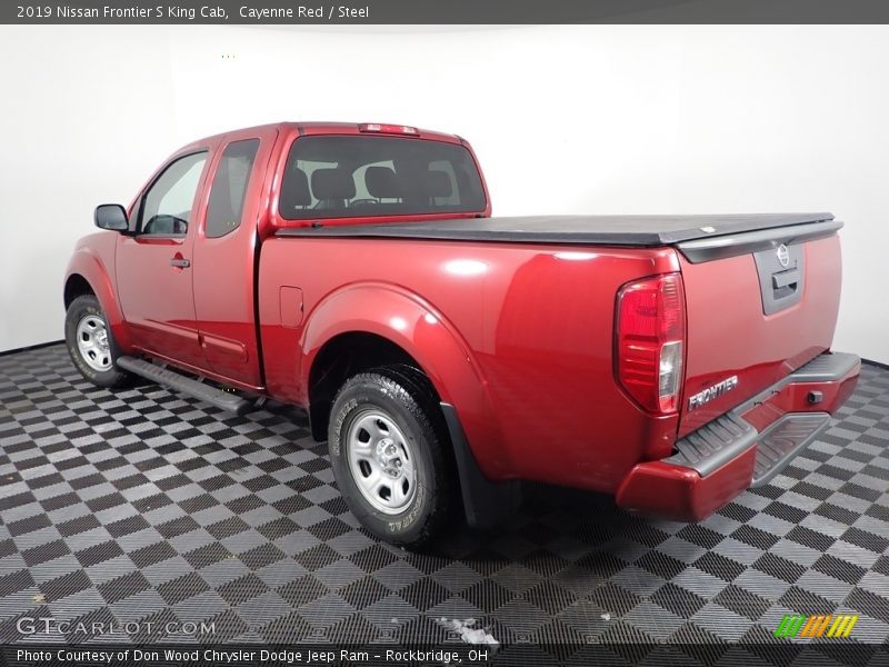 Cayenne Red / Steel 2019 Nissan Frontier S King Cab