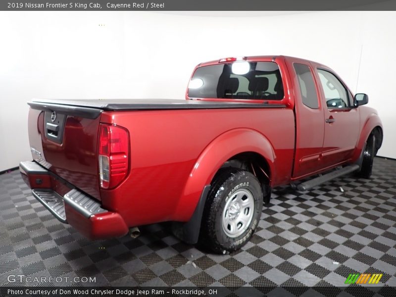 Cayenne Red / Steel 2019 Nissan Frontier S King Cab