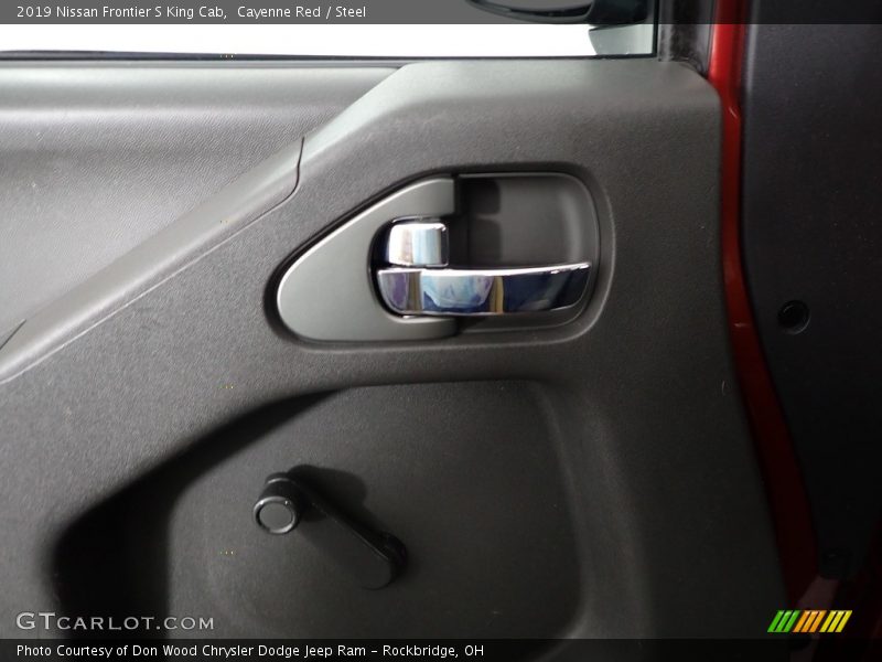Cayenne Red / Steel 2019 Nissan Frontier S King Cab