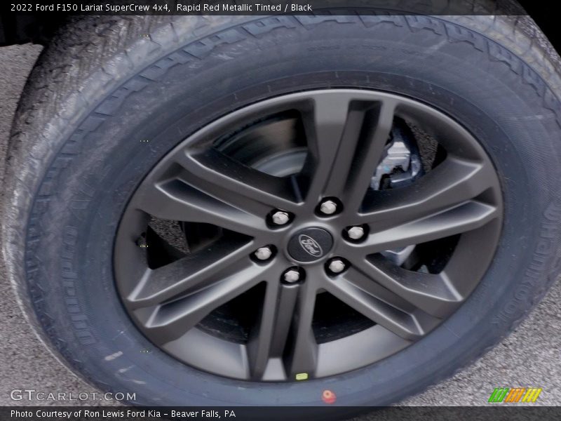 Rapid Red Metallic Tinted / Black 2022 Ford F150 Lariat SuperCrew 4x4