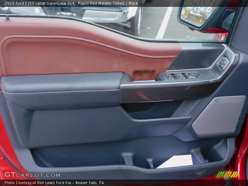 Rapid Red Metallic Tinted / Black 2022 Ford F150 Lariat SuperCrew 4x4