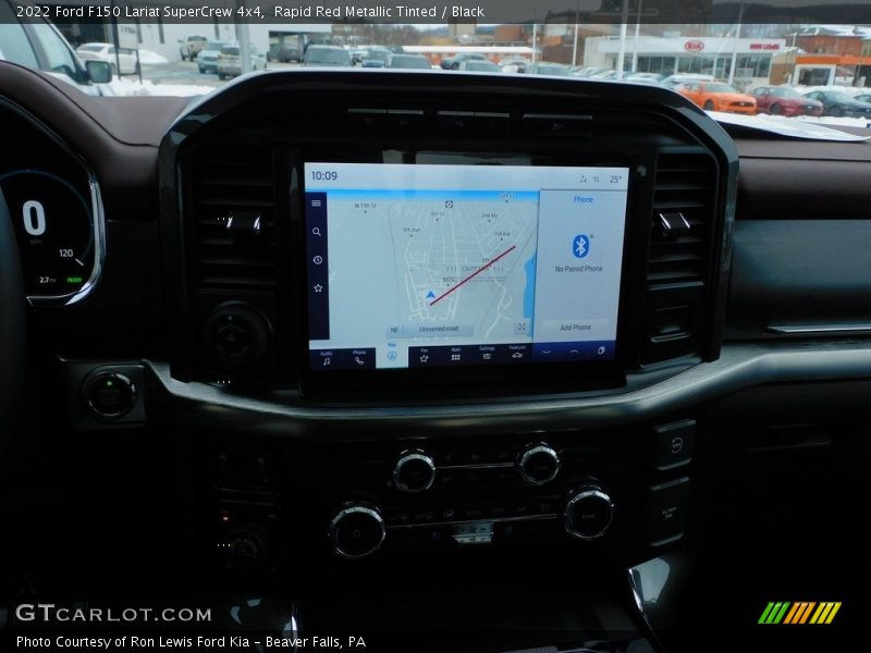 Rapid Red Metallic Tinted / Black 2022 Ford F150 Lariat SuperCrew 4x4
