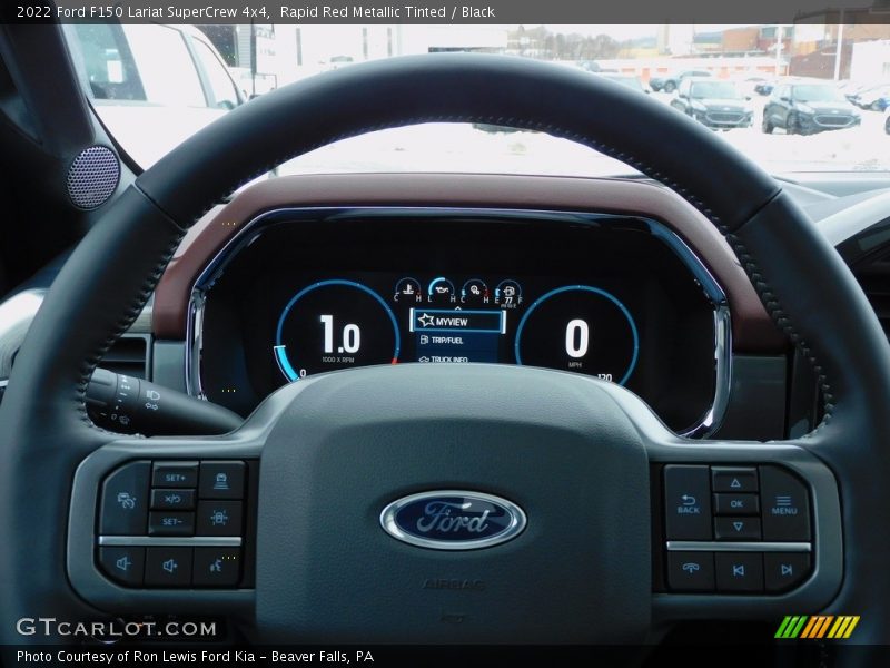Rapid Red Metallic Tinted / Black 2022 Ford F150 Lariat SuperCrew 4x4
