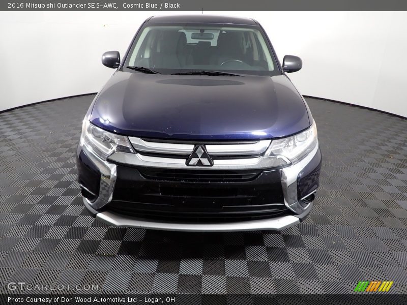 Cosmic Blue / Black 2016 Mitsubishi Outlander SE S-AWC