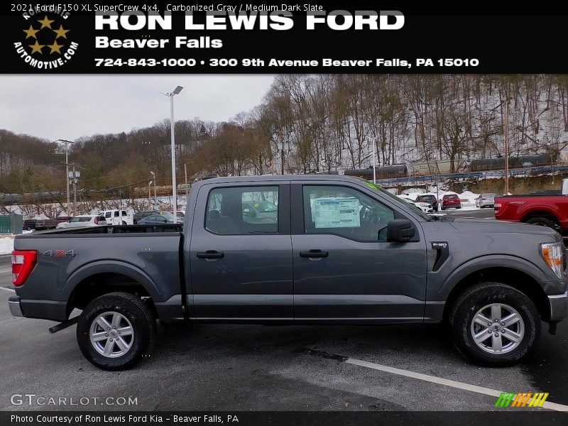 Carbonized Gray / Medium Dark Slate 2021 Ford F150 XL SuperCrew 4x4