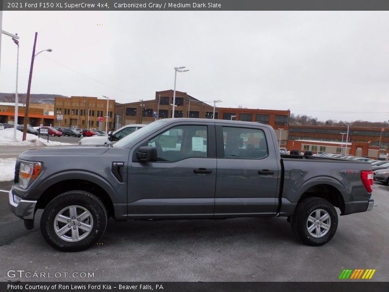 Carbonized Gray / Medium Dark Slate 2021 Ford F150 XL SuperCrew 4x4