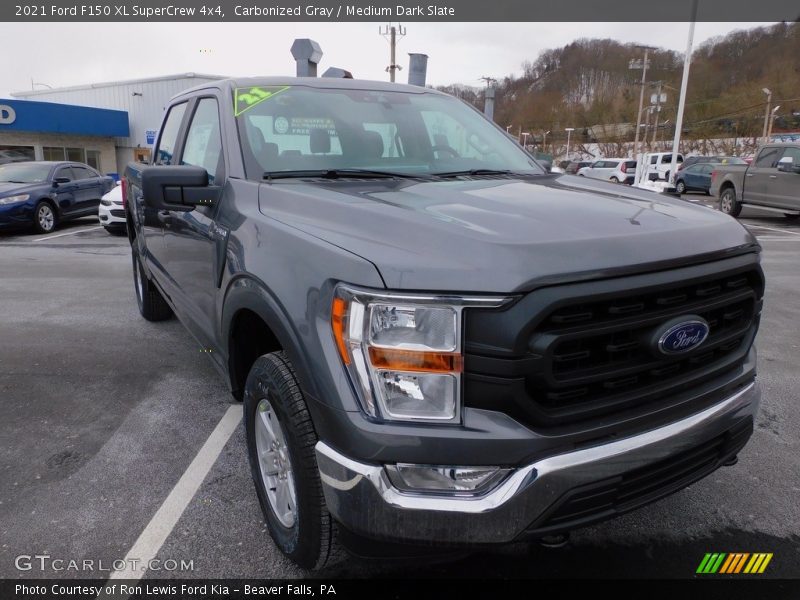 Carbonized Gray / Medium Dark Slate 2021 Ford F150 XL SuperCrew 4x4