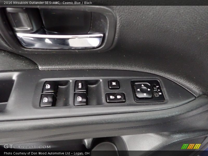 Cosmic Blue / Black 2016 Mitsubishi Outlander SE S-AWC