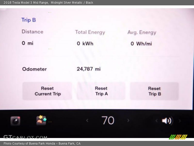 Midnight Silver Metallic / Black 2018 Tesla Model 3 Mid Range