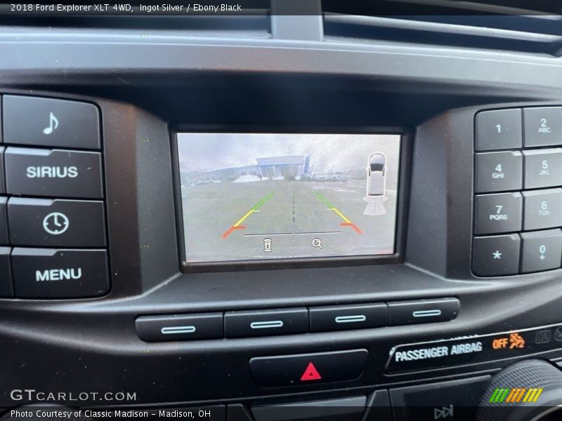 Ingot Silver / Ebony Black 2018 Ford Explorer XLT 4WD