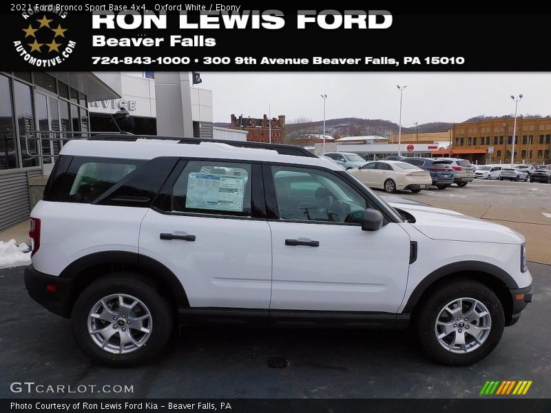 Oxford White / Ebony 2021 Ford Bronco Sport Base 4x4